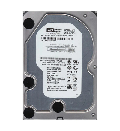 WD4000AAKS-00A7B0 - Western Digital 400GB 7200RPM SATA 3Gb/s 16MB 3.5" HDD