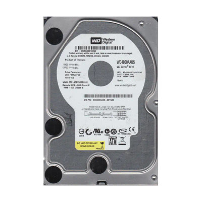 WD WD4000AAKS-00YGA0 Caviar SE16 400GB SATA 3Gb/s 16MB Cache HDD