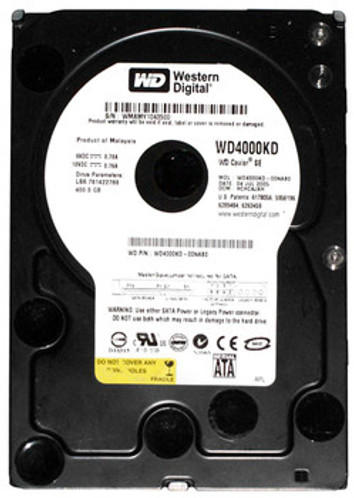 WD4000KD-00NAB0 - Western Digital Caviar SE16 400GB 7200RPM SATA 1.5Gb/s 16MB Cache RoHS 3.5-Inch Hard Drive