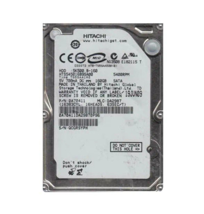 Hitachi 160GB 5400RPM SATA 2.5 Hard Drive for ProLiant DL360p Gen8 Servers