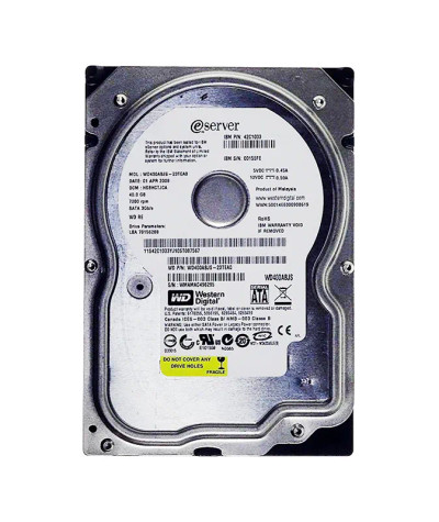 WD400ABJS - Western Digital 40GB 5400RPM EIDE 3.5" HDD