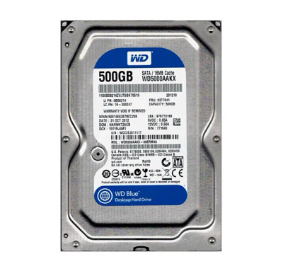 WD5000AAKX-08ERMA0 - Western Digital 500GB 7200RPM SATA 3.5-Inch HDD
