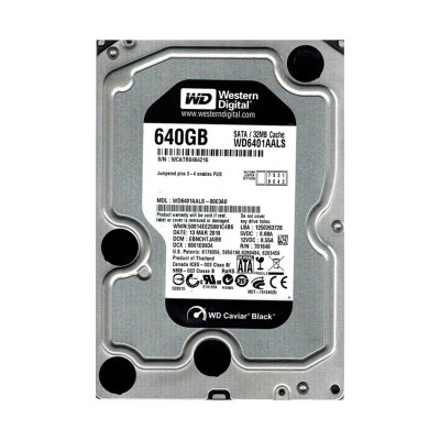 Western Digital Caviar Black 640GB SATA Hard Drive for Desktop PCs