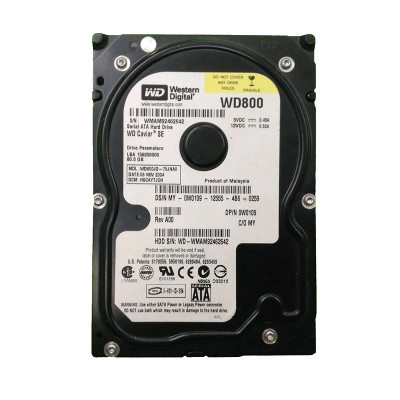 WD800JD-75JNA0 - Western Digital 80GB 7200RPM SATA 8MB 3.5" HDD