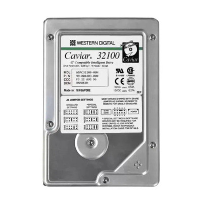Western Digital Caviar 2.1GB IDE/ATA Hard Drive 5200RPM 128KB Cache 3.5 - Compatible with Servers