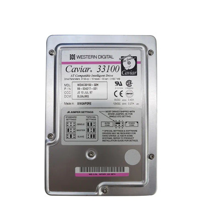 WDAC33100324 - Western Digital 3.1GB 5200RPM 3.5" EIDE HDD