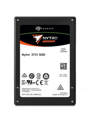 XS400ME70014 - Seagate Nytro 3731 400GB 3D Triple-Level-Cell SAS 12Gb/s Write Intensive Endurance 2.5-Inch Solid State Drive