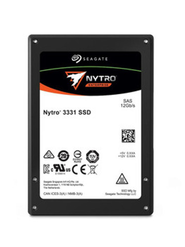 XS7680SE70024 - Seagate Nytro 3331 Series 7.68TB 3D Triple-Level-Cell SAS 12Gb/s Scaled Endurance 2.5-Inch Solid State Drive