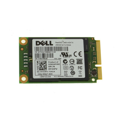 Dell 256GB mSATA SSD Y33FV for Mini-PCI Express - Compatible with Dell laptops