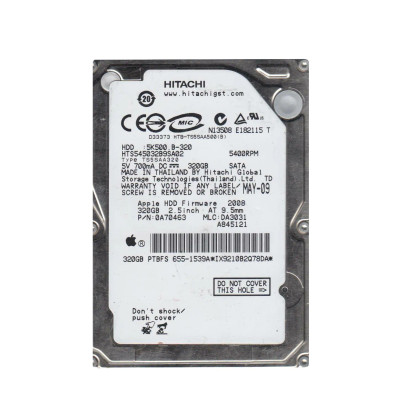 0A70463 - Hitachi 320GB 5400RPM SATA 2.5" HDD