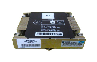 HP Heatsink for SL200 Virtual Connect Processor, 709990-001, compatible with SL200 Series, includes alcohol pad