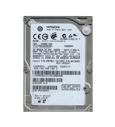 Hitachi 320GB 7200RPM SATA Hard Drive for 2.5 Servers