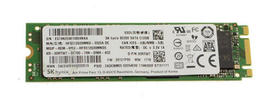 0RTW7 - Dell 512GB SATA 6Gb/s M.2 2280 SSD