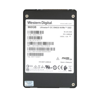 0TS1617 - Western Digital 960GB PCIe 3.1 x4 NVMe U.2 2.5" SSD