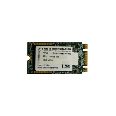 743008-001 - HP 32GB SATA 6Gb/s M.2 2242 MLC SSD