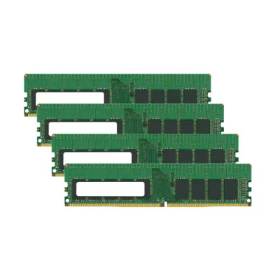 HP 128GB DDR4-2666MHz Memory Kit 4 x 32GB Non-ECC UDIMM 288-Pin Dual Rank - Compatible with ProLiant Servers