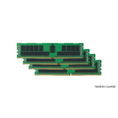 6CN91AV - HP 768GB Kit 12X64GB DDR4-2933MHz PC4-23400 ECC Registered CL21 288-Pin RDIMM 1.2V Quad Rank Memory