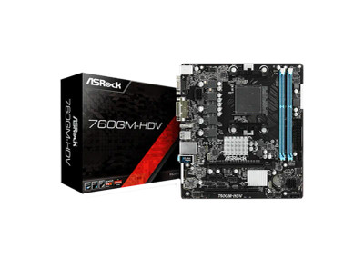 760GM-HDV - ASROCK Micro-ATX AMD 760G DDR3 Motherboard