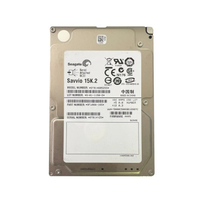 Seagate Savvio 15K.2 146.8GB SAS Hard Drive, 15000RPM, 6Gb/s, 2.5-Inch, SED - Compatible with Servers