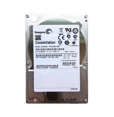 Seagate Constellation 7200 Series 160GB SATA Hard Drive 7200RPM 32MB Cache CE 2.5-Inch - Compatible with Servers
