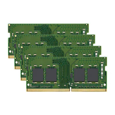 HP 32GB DDR4-2666MHz SODIMM Memory Kit 4 x 8GB Non-ECC Unbuffered CL19 260-Pin Single Rank for Laptops