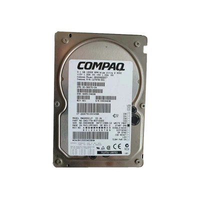 HP 9.1GB 10000RPM Ultra-2 Wide SCSI LVD 68-Pin Hard Drive, 3.5-Inch, compatible with servers, high-speed data storage