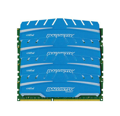 BLS4K4G3D169DS3 - Crucial Technology 16GB Kit 4x4GB DDR3-1600 240-Pin Memory