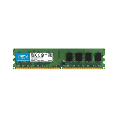 CT12872AB667.9FHNE - Crucial Technology 1GB DDR2-667MHz PC2-5300 ECC Registered CL5 240-Pin DIMM Single Rank Memory Module