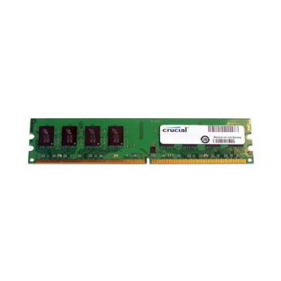 Crucial 2GB DDR2-800MHz ECC Unbuffered Memory Module for PC2-6400 - CT25672AA800.M18FG - 240-Pin DIMM Dual Rank