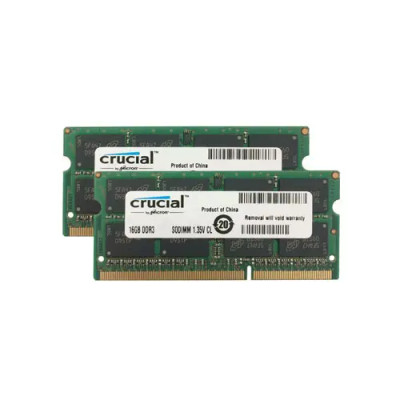 CT2KIT204864BF160B - Crucial 32GB DDR3-1600MHz CL11 204-Pin SODIMM Memory Kit