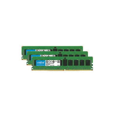 Crucial 12GB DDR3-1600MHz ECC Memory Kit for Servers - 3x4GB 240-Pin DIMM 1.35V - CT3KIT51272BD160BJ