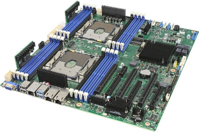 D40858-204 - Intel S3000AHLX Socket LGA775 3000 Chipset ATX System Board Motherboard Supports Xeon 3000/Core 2 Duo/Pentium EE/Pentium 4/Celeron D DDR2 4x DIMM