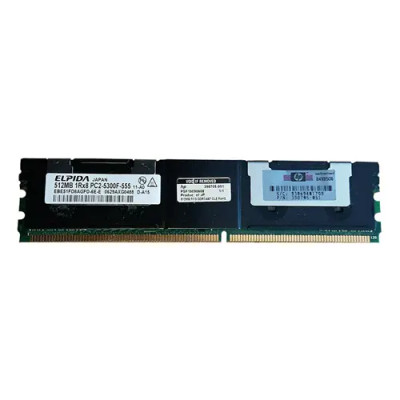 EBE51FD8AGFD-6E-E - Elpida 512MB DDR2-667MHz PC2-5300 ECC Fully Buffered CL5 240-Pin FB-DIMM 1.8V Single Rank Memory Module