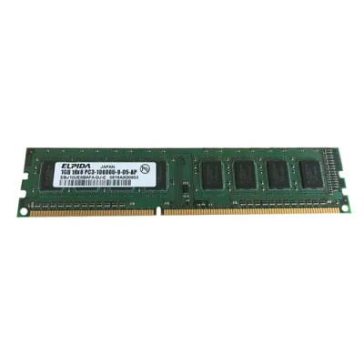 Elpida 1GB DDR3-1333MHz PC3-10600 UDIMM Memory Module for Servers