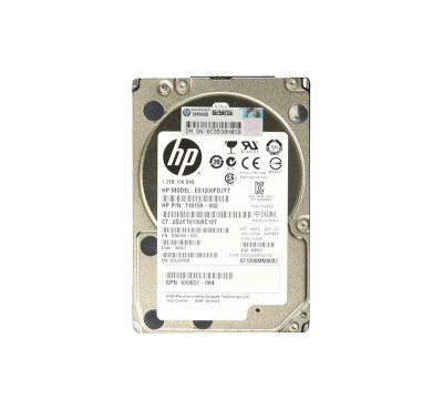 HP 1.2TB 10000RPM SAS 6Gb/s Hot-Pluggable Dual Port SFF 2.5 Enterprise Hard Drive with Tray for ProLiant Server