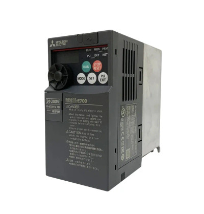Mitsubishi FREQROL FR-E700 200V 3-Phase Inverter 0.75K - for industrial use