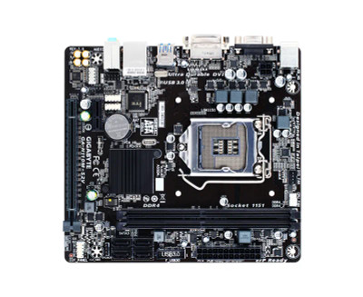 Gigabyte GA-H110M-S2V Motherboard for Intel CPUs LGA1151 DDR4 VGA DVI USB3