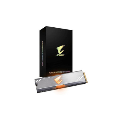 Gigabyte Aorus RGB NVMe 512GB Triple-Level Cell M.2 SSD for PCI-Express 3.0 x4 with 512MB Cache Gigabyte Aorus RGB NVMe 512GB Triple-Level Cell M.2 SSD for PCI-Express 3.0 x4 with 512MB Cache