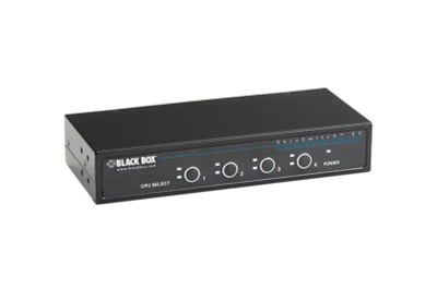 Black Box EC Series 4-Port KVM Switch for PS/2 Servers - KV9004A - Manage multiple servers and consoles with ease