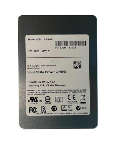 HP 128GB SATA laptop SSD for Latitude XT3, LCS-128L9S-HP, compatible with HP laptops
