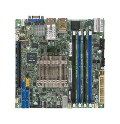 Supermicro X10SDV-4C+-TP4F Flex-ATX System Board for Xeon D-1518 DDR4 - Compatible with Xeon D-1518 processors, DDR4