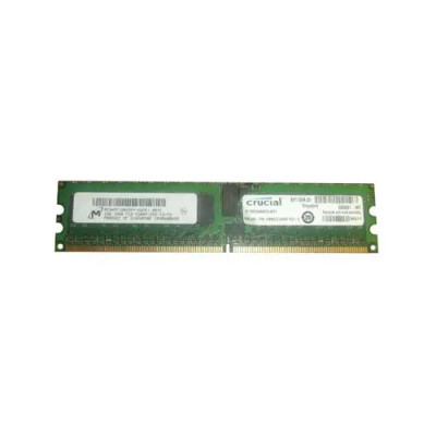 Micron 1GB DDR2-667MHz PC2-5300 ECC Registered CL5 240-Pin DIMM Single Rank Memory Module for Server Use