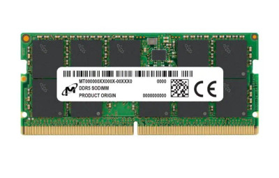 Micron 32GB DDR5-4800MHz SODIMM Memory Module for PC5-38400 ECC Unbuffered CL40 - MTC20C2085S1TC48BA1