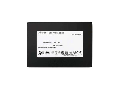 Micron 5300 PRO 240GB TLC SATA 6Gb/s SED SSD for Data Encryption - 2.5