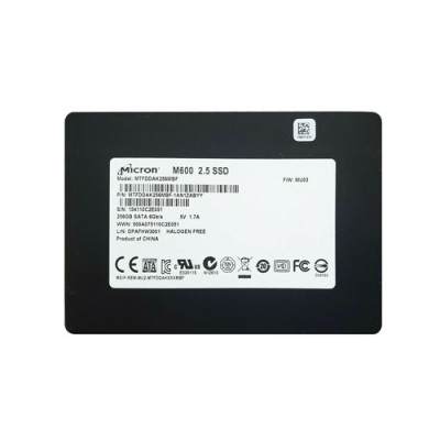 Micron M600 256GB SATA SSD MTFDDAK256MBF-1AN1ZABYY - 2.5-Inch Multi-Level Cell NAND Flash Drive for Data Storage