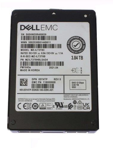 Samsung MZILT3T8HBLSAD4 3.84TB SAS 12Gb/s SSD