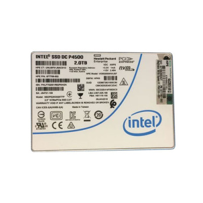 HP 2TB NVMe 2.5 SSD for Read Intensive Use in Servers
