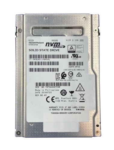 P07189-001 - HPE 960GB NVMe PCIe 3.0 U.2 2.5" SSD