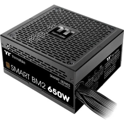 Thermaltake Smart BM2 650W Power Supply for ATX12V, 80 Plus Bronze, Active PFC, PSU compatible with 100-240V AC 47-63Hz
