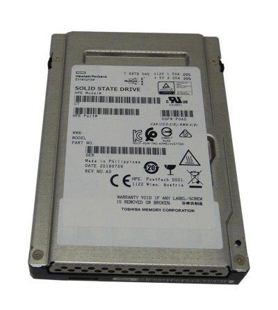 R0Q00A - HP 7.68TB SAS 2.5" FIPS Encrypted SSD